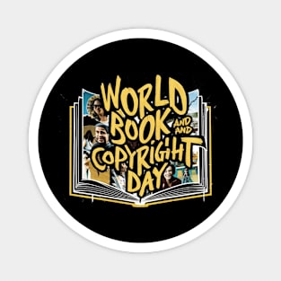 World Book And Copyright Day Magnet